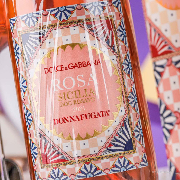 Rosa Dolce&Gabbana e Donnafugata