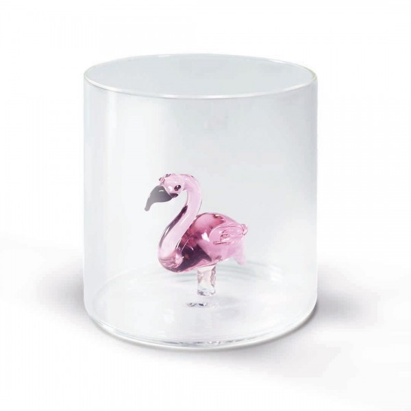 Glasbecher aus Borosilikatglas, diverse Motive