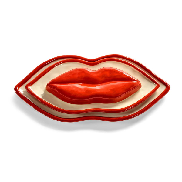 Servierschüssel Lippen